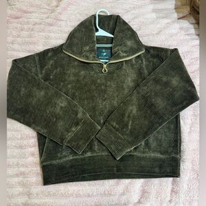 Women's Roxford Corduroy Quarter-Zip Pullover Sweatshirt